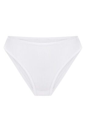 LunaLeila High-Rise Bikini White Panty